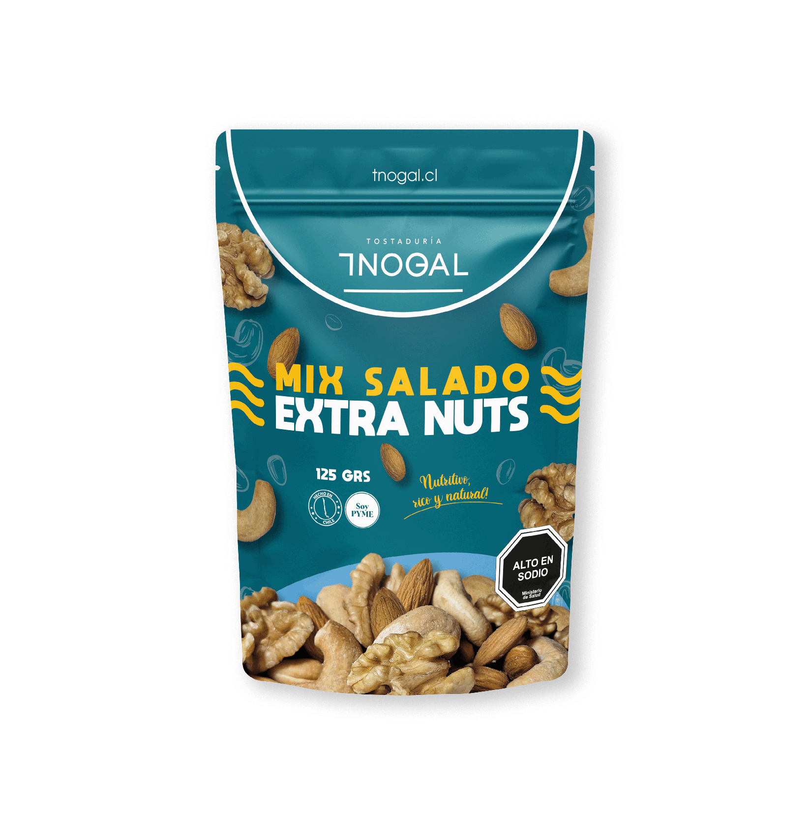Mix Extra nuts con 125 gr El Nogal – Aldea Nativa