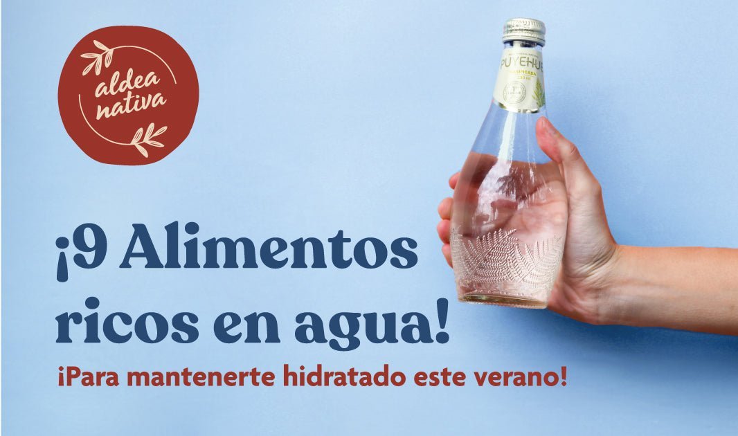 ¡9 Alimentos ricos en agua!