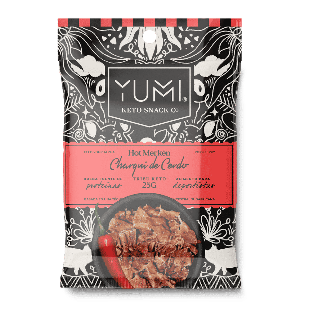Snack Keto de Cerdo Hot Merken 25 GR YUMI