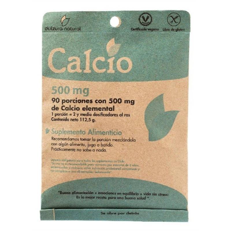 Calcio 500 mg Dulzura Natural 90 Porciones - DULZURA NATURAL - Aldea Nativa