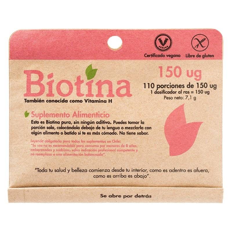 Biotina En Polvo Dulzura Natural 110 Porciones - DULZURA NATURAL - Aldea Nativa