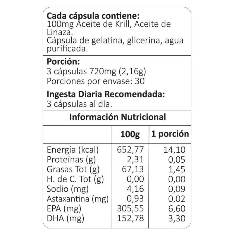 Aceite de Krill Avanti 90 Cap
