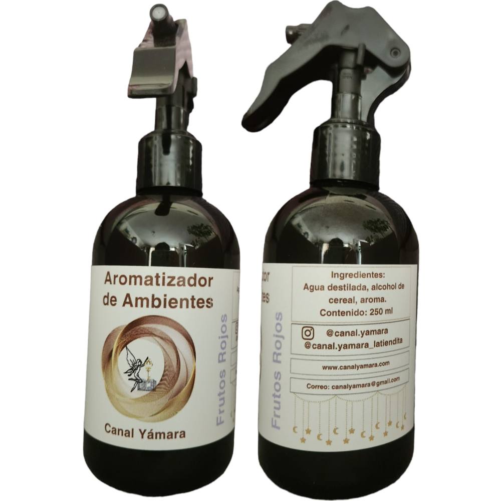 Aromatizador De Ambientes Frutos Rojos Canal Yamara 250 Ml - Aldea Nativa