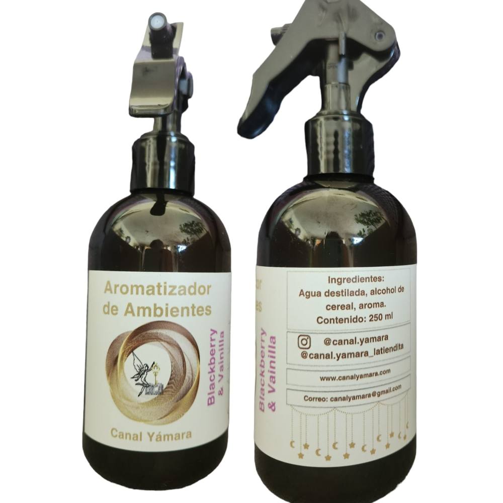 Aromatizador De Ambientes BlackBerry Canal Yamara 250 Ml - Aldea Nativa