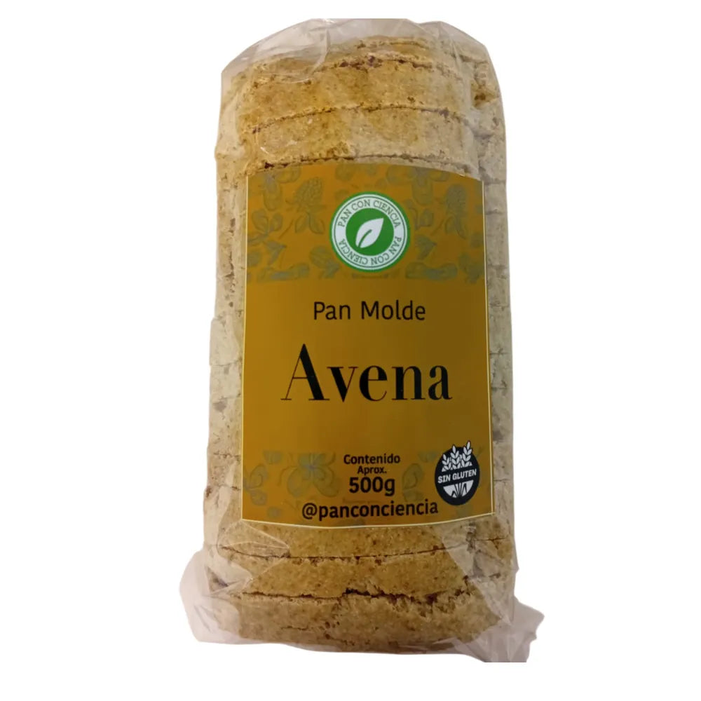 Pan avena sin gluten 500 GR PAN CON CIENCIA