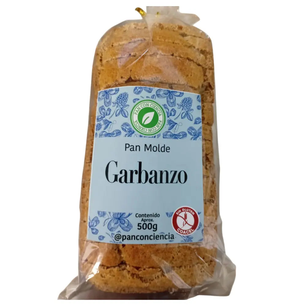 Pan garbanzo sin gluten 500 GR PAN CON CIENCIA