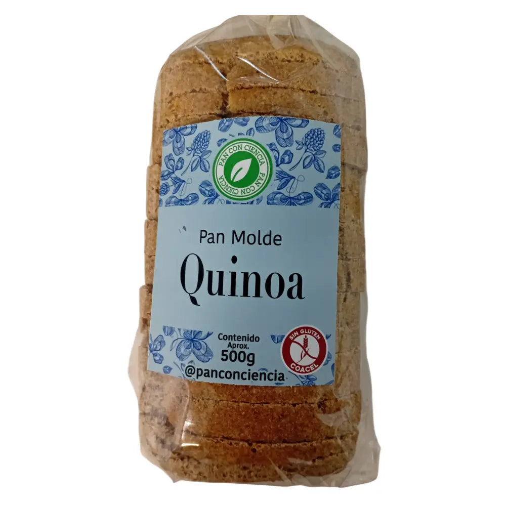 Pan quinoa sin gluten 500 GR PAN CON CIENCIA