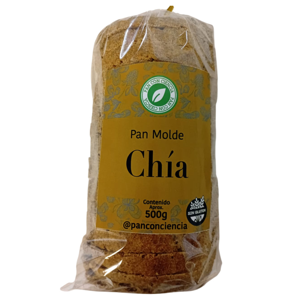 Pan chia sin gluten 500 GR PAN CON CIENCIA