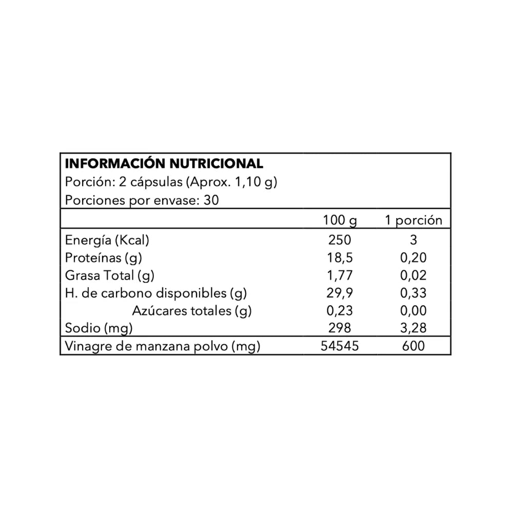 Vinagre de Manzana 60 CAP IKI