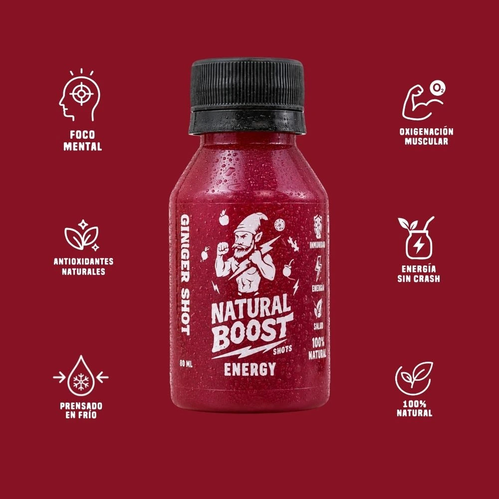 Ginger shot energy 80 ML NATURAL BOOST SHOTS