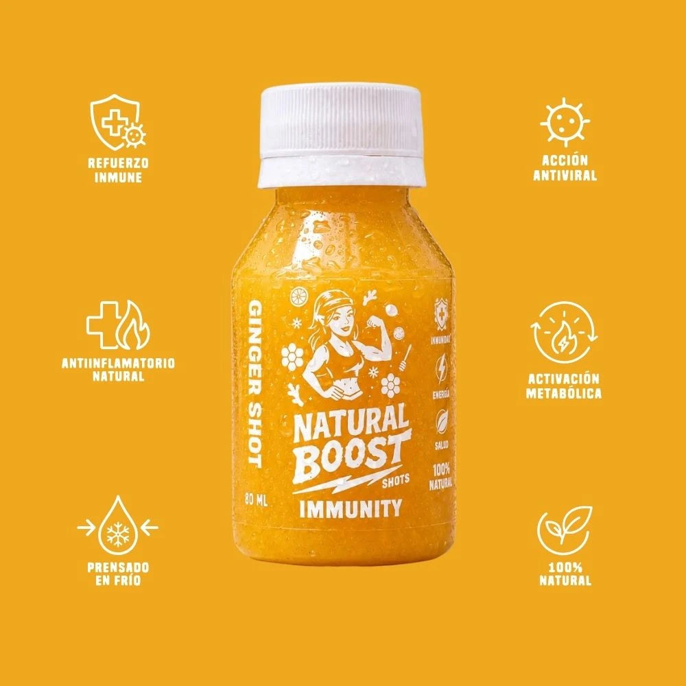 Ginger shot immunity 80 ML NATURAL BOOST SHOTS