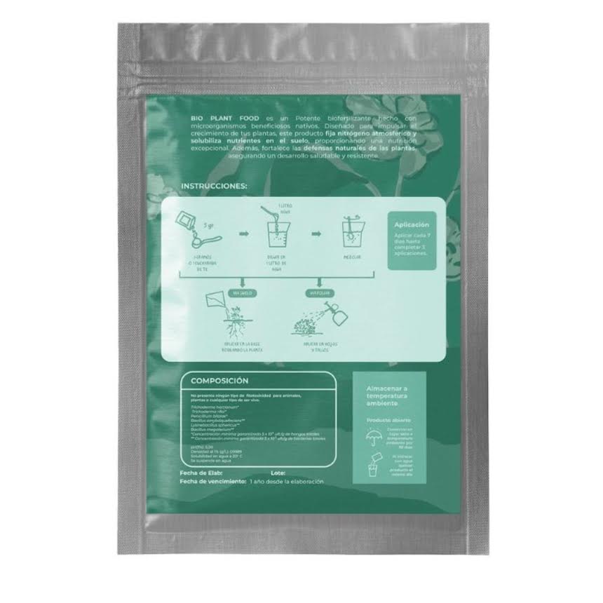 Bio plant food fertilizante biologico 30 GR WHENUA