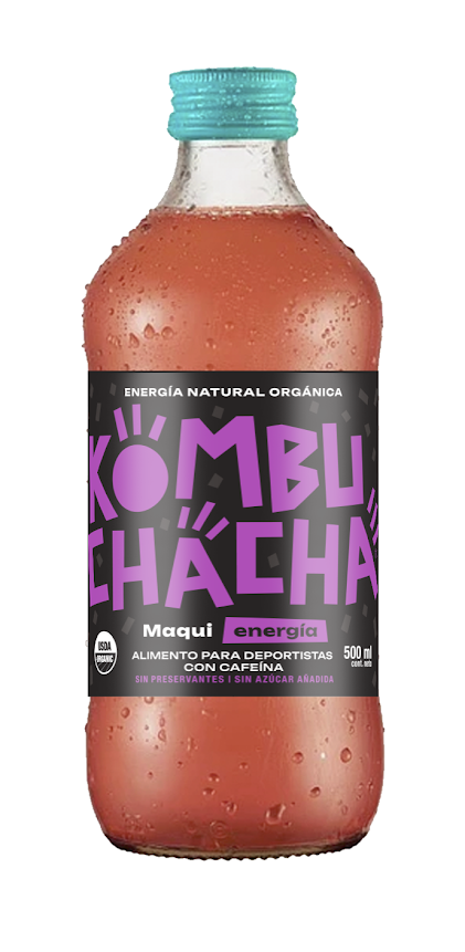 Kombucha Maqui energía 500 ML Kombuchacha