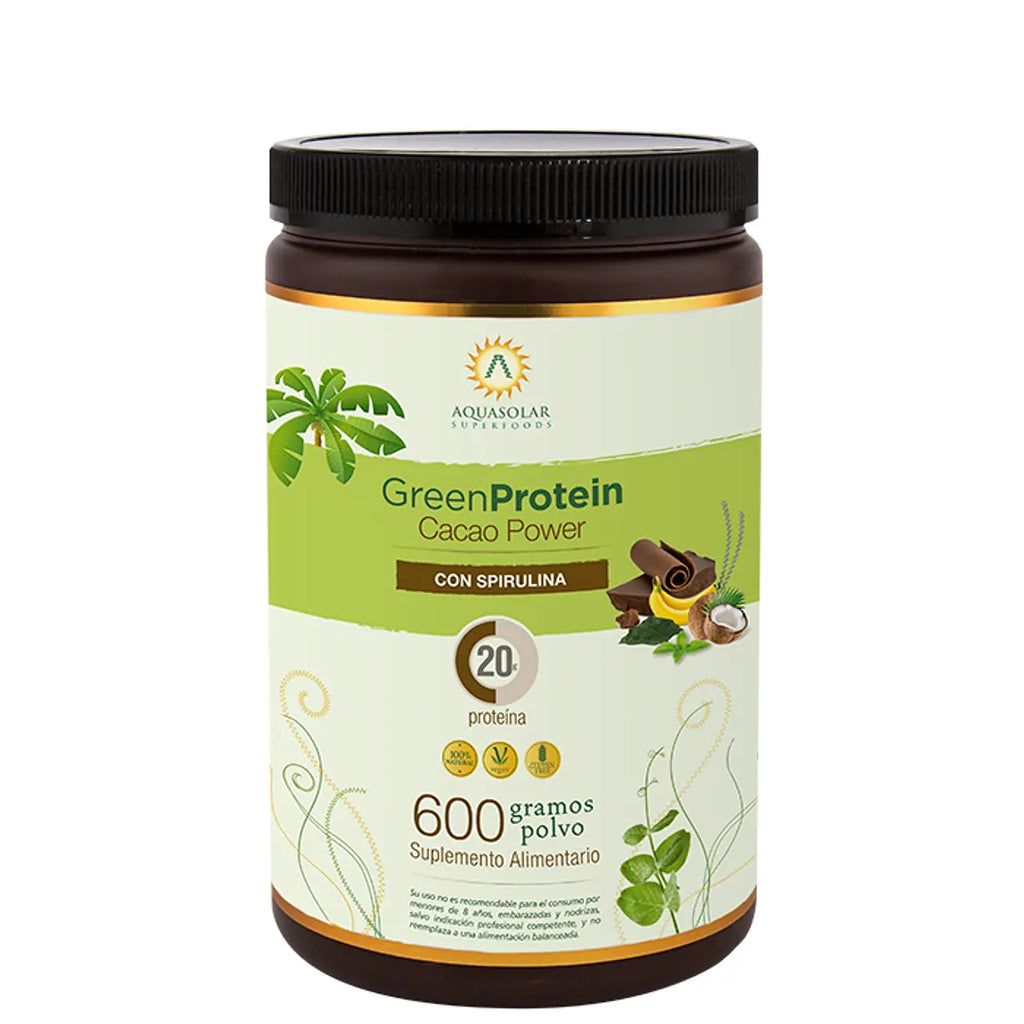 Green Protein Cacao 600gr Aquasolar