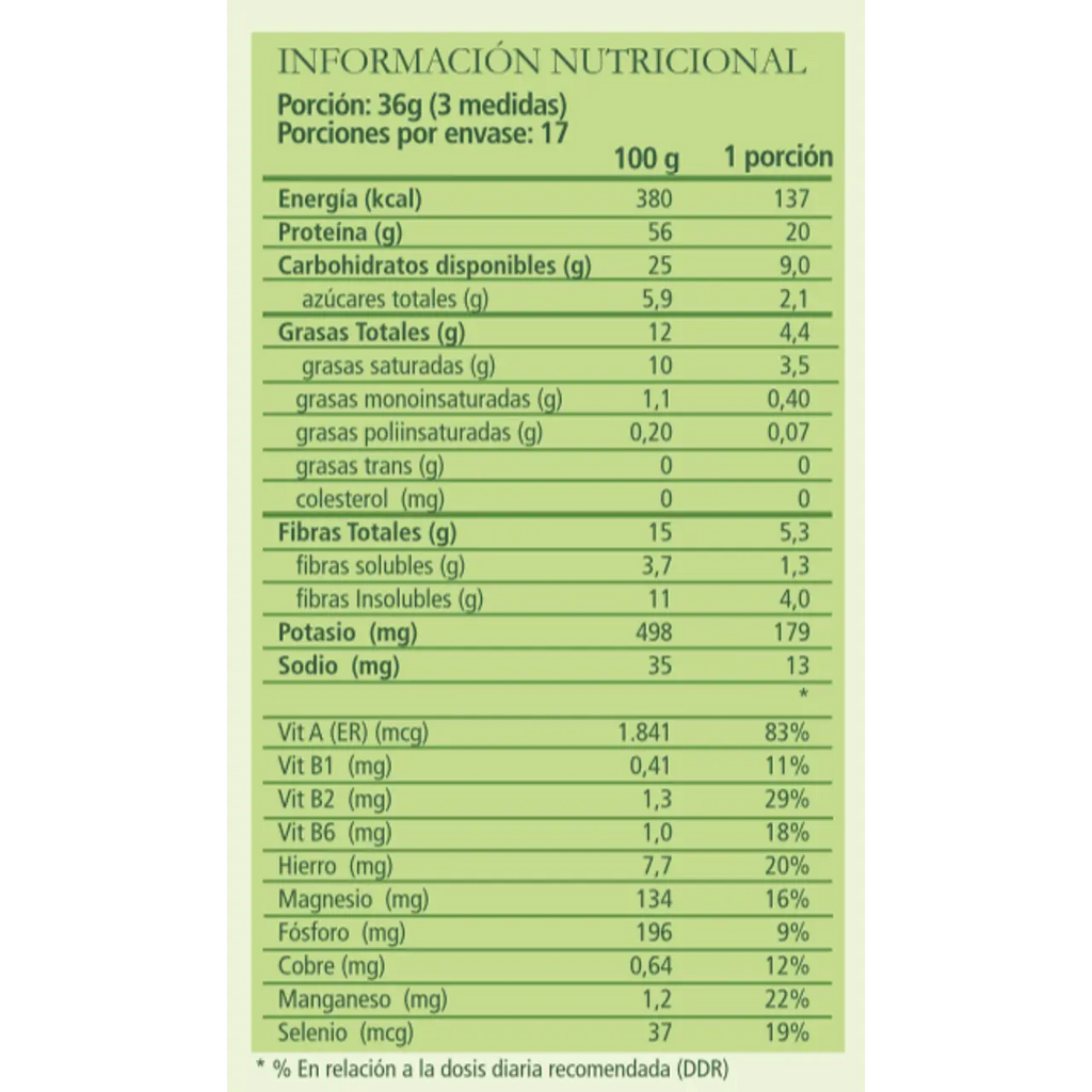 Green Protein Cacao 600gr Aquasolar