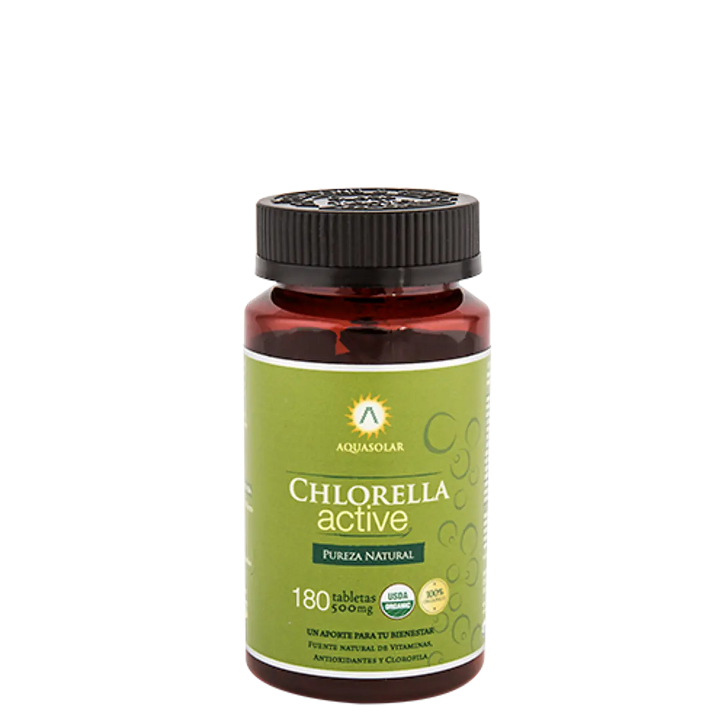 Chlorella Active Org 180 cápsulas Aquasolar