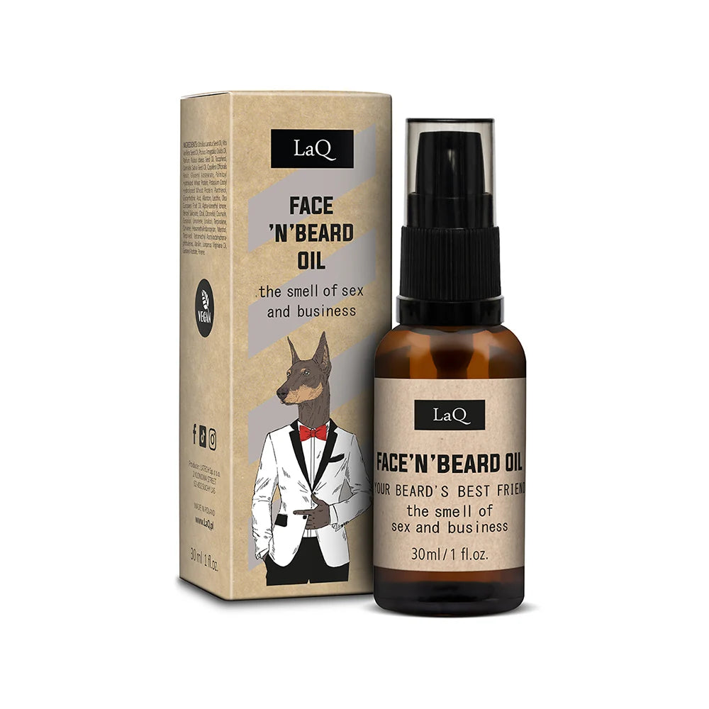 Aceite de barba y rostro sex & business 30 ML LAQ