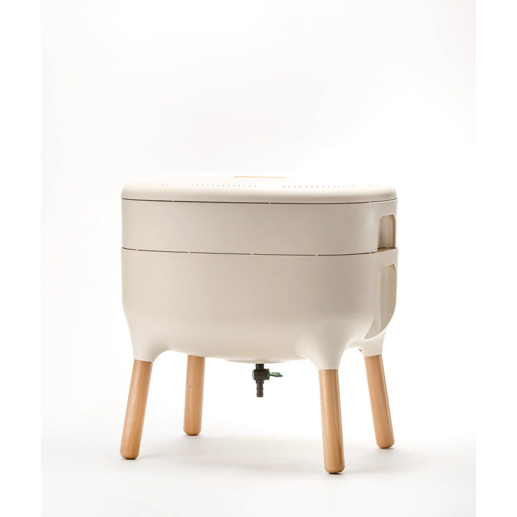 Compostera lombrices uso interior Vermicompostera marfil un Miobio