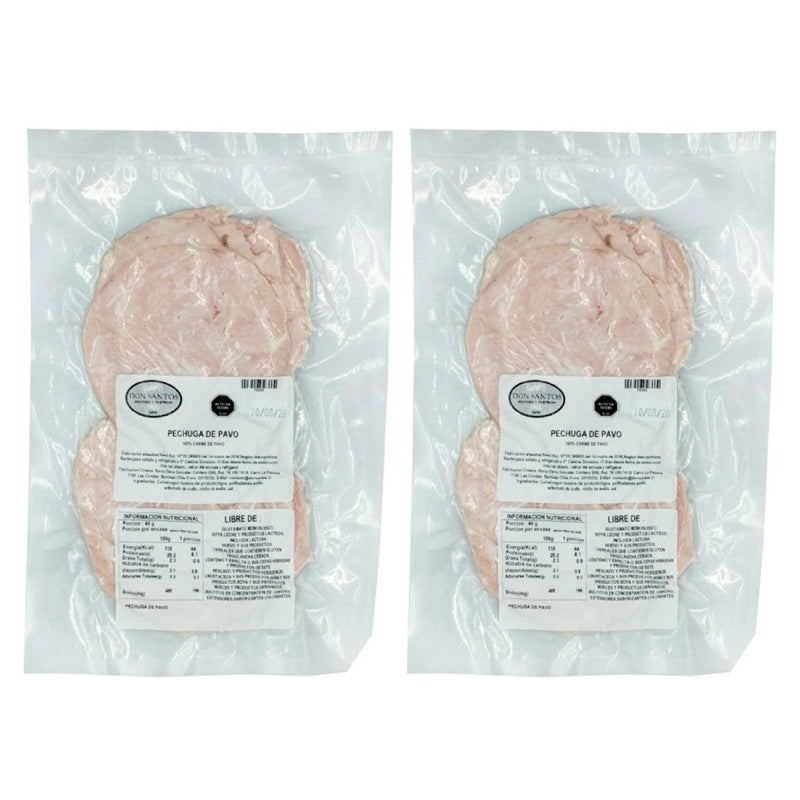 Pack 2 Jamon Pechuga de Pavo 250 GR DON SANTOS