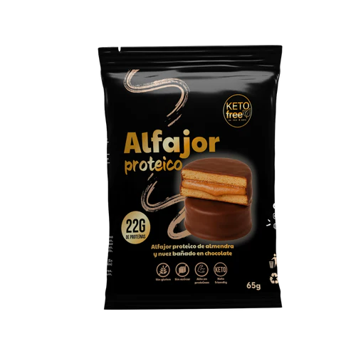 Alfajor proteico Whey un Ketofree