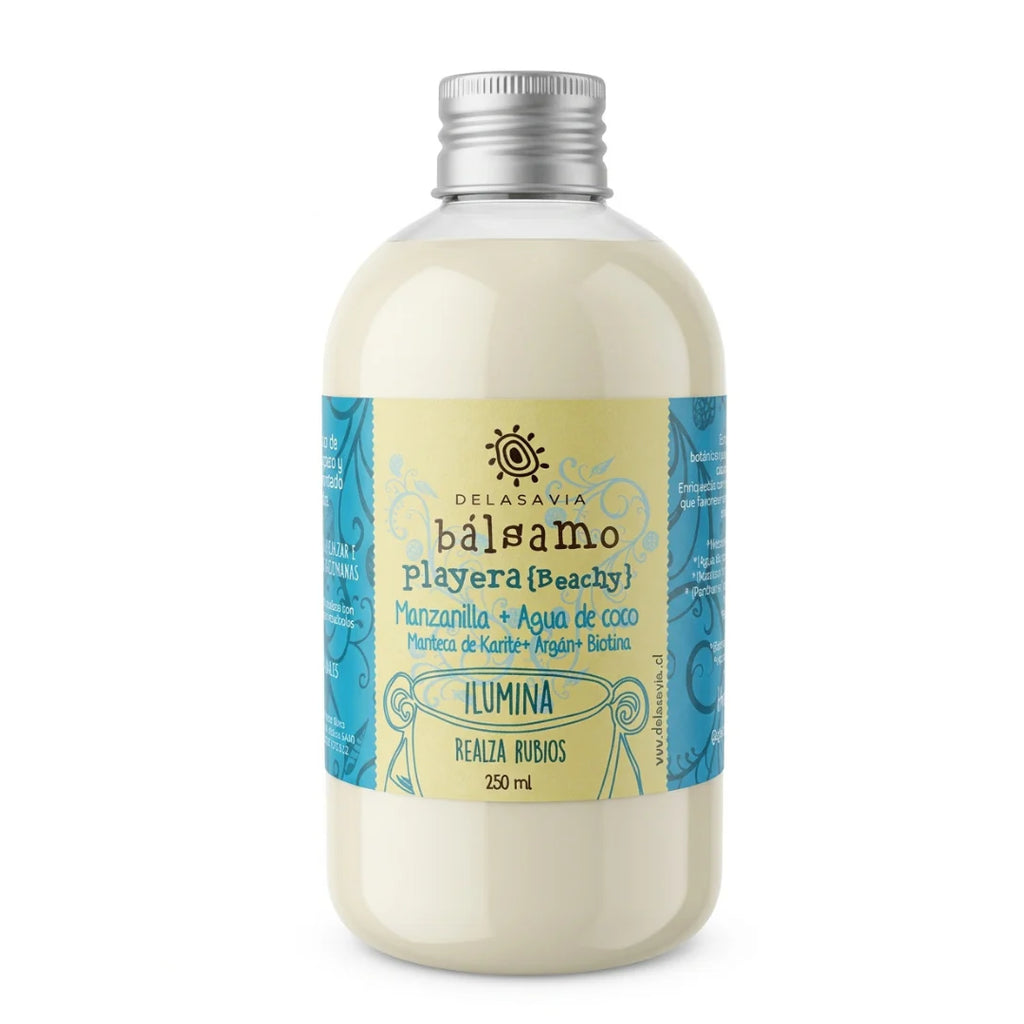 Balsamo iluminador playera manzanilla y aloe 250 ML DELASAVIA