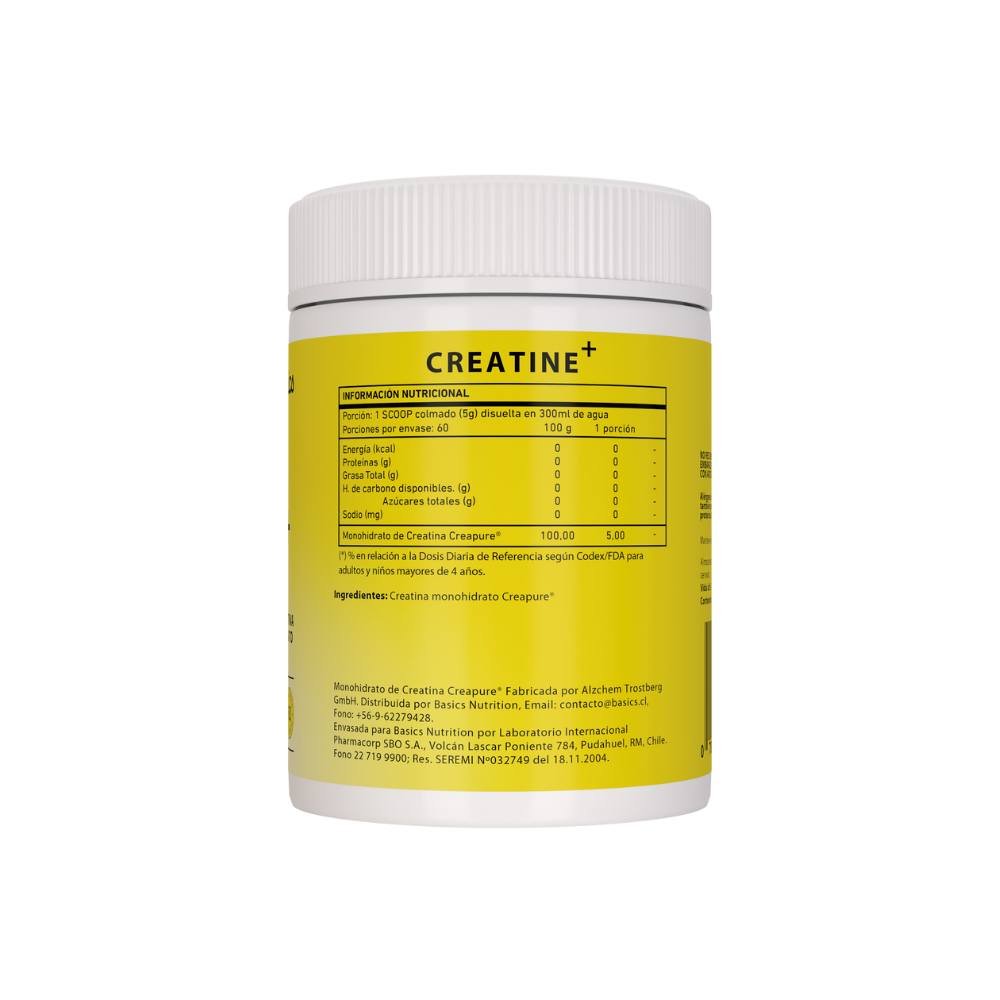 Creatine + Basics Nutrition 300 Gr - BASICS NUTRITION - Aldea Nativa
