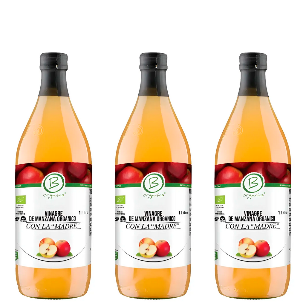 Pack 3 Vinagre de manzana 1 lt B organics