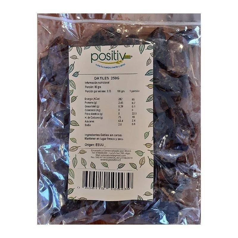 Datiles Sin Carozo Positiv 250 Gr - POSITIV - Aldea Nativa