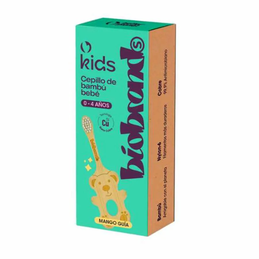 Cepillo de dientes bambu bebe BIOBRANDS