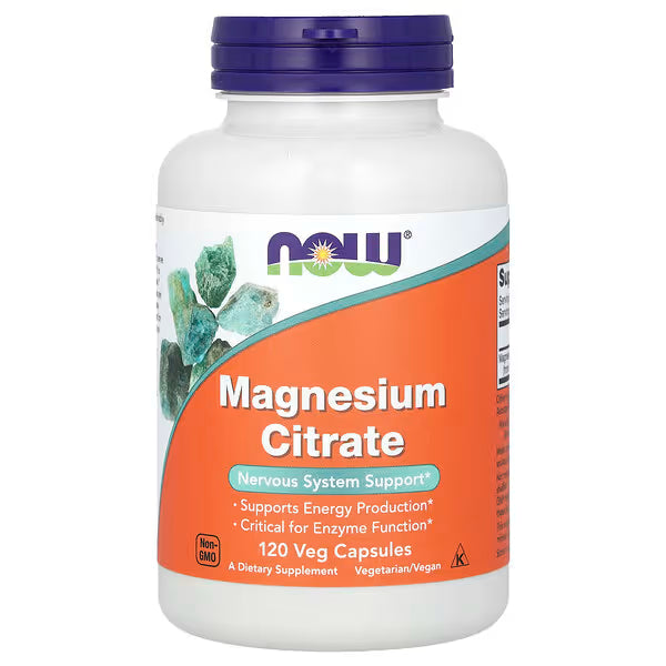 Magnesio citrato vegano 120 CAP NOW