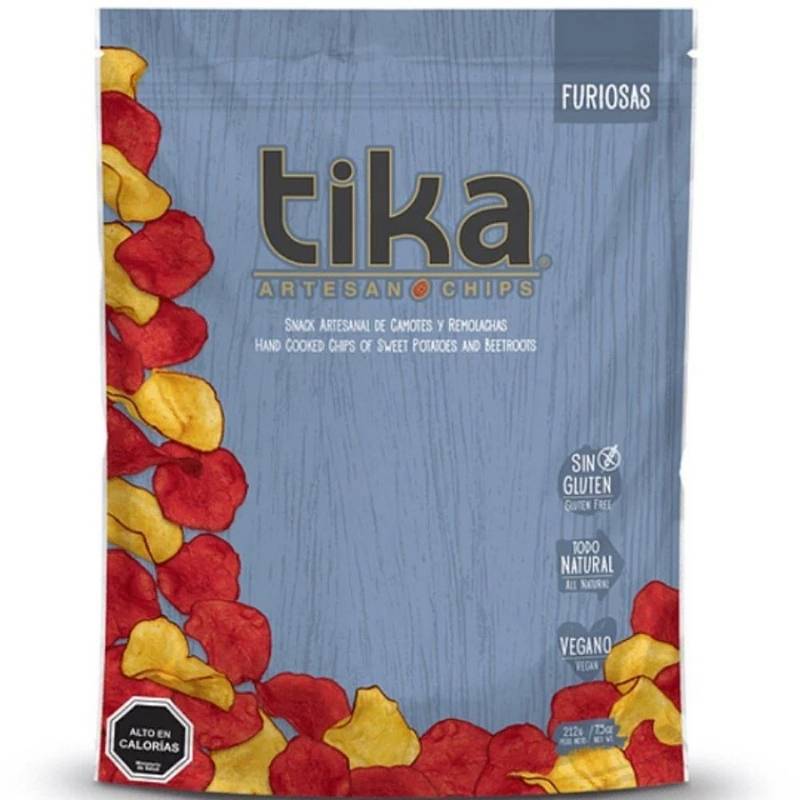 Chips Furiosas Tika 212 Gr - TIKAS - Aldea Nativa