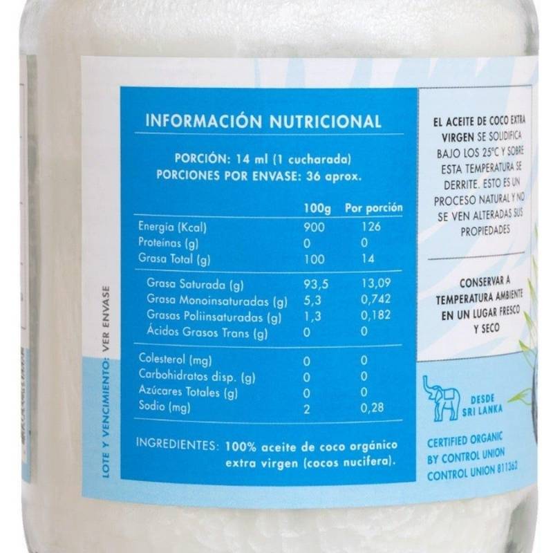 Aceite de Coco Org Manare 500 Ml - MANARE - Aldea Nativa