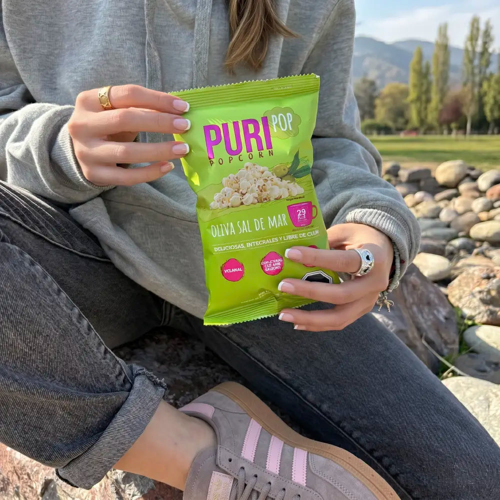 Puripop popcorn oliva Sal de Mar 12 Gr PURI