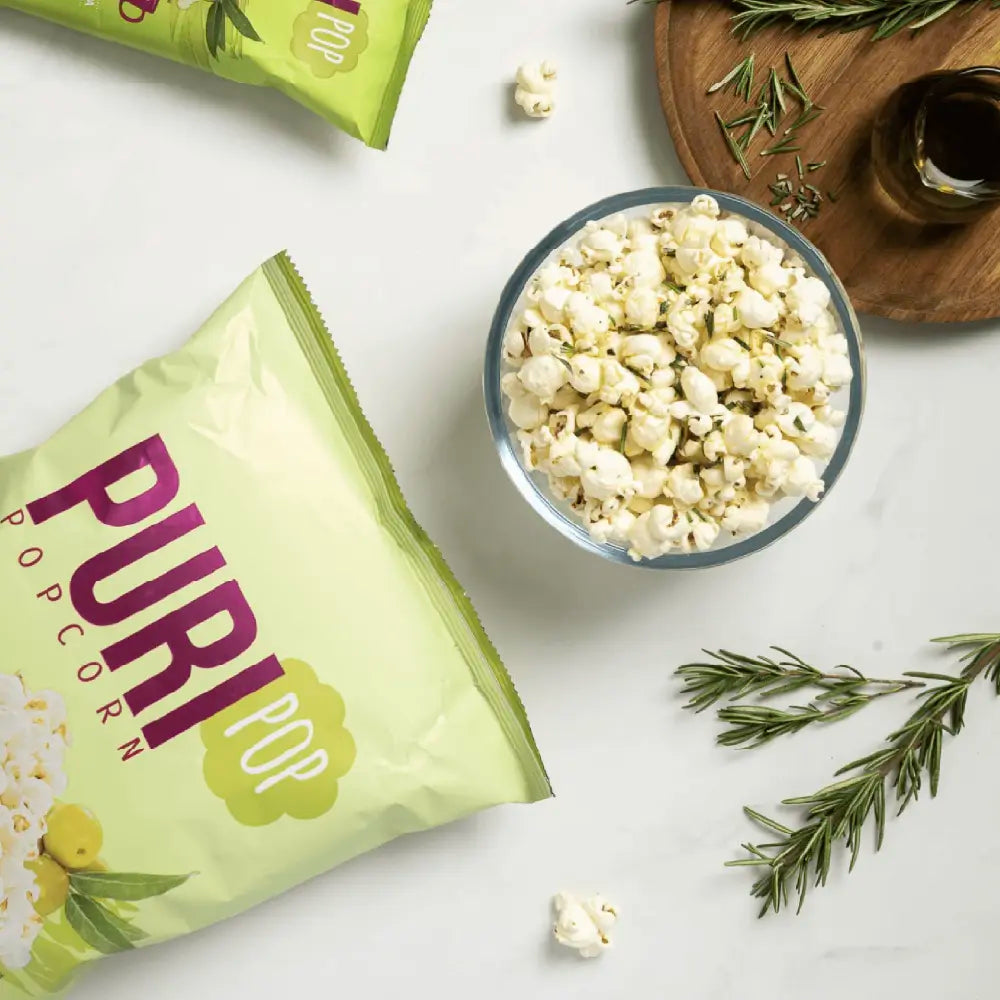 Puripop popcorn oliva Sal de Mar 100 Gr PURI