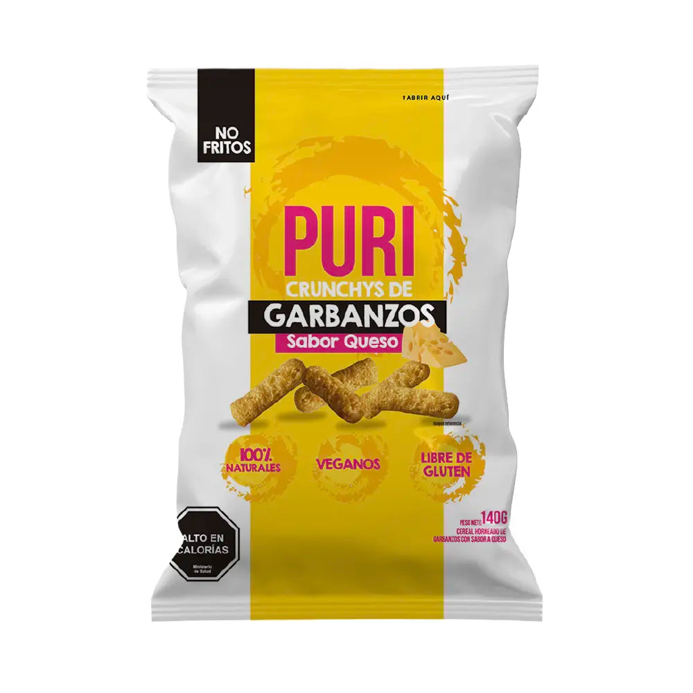 Puri Crunchys Garbanzos Queso 140 GR PURI