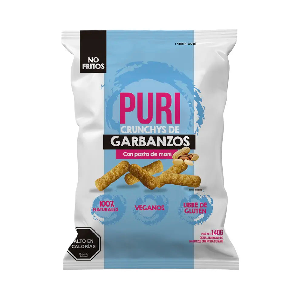 Puri Crunchys Garbanzos Mani 140 GR PURI