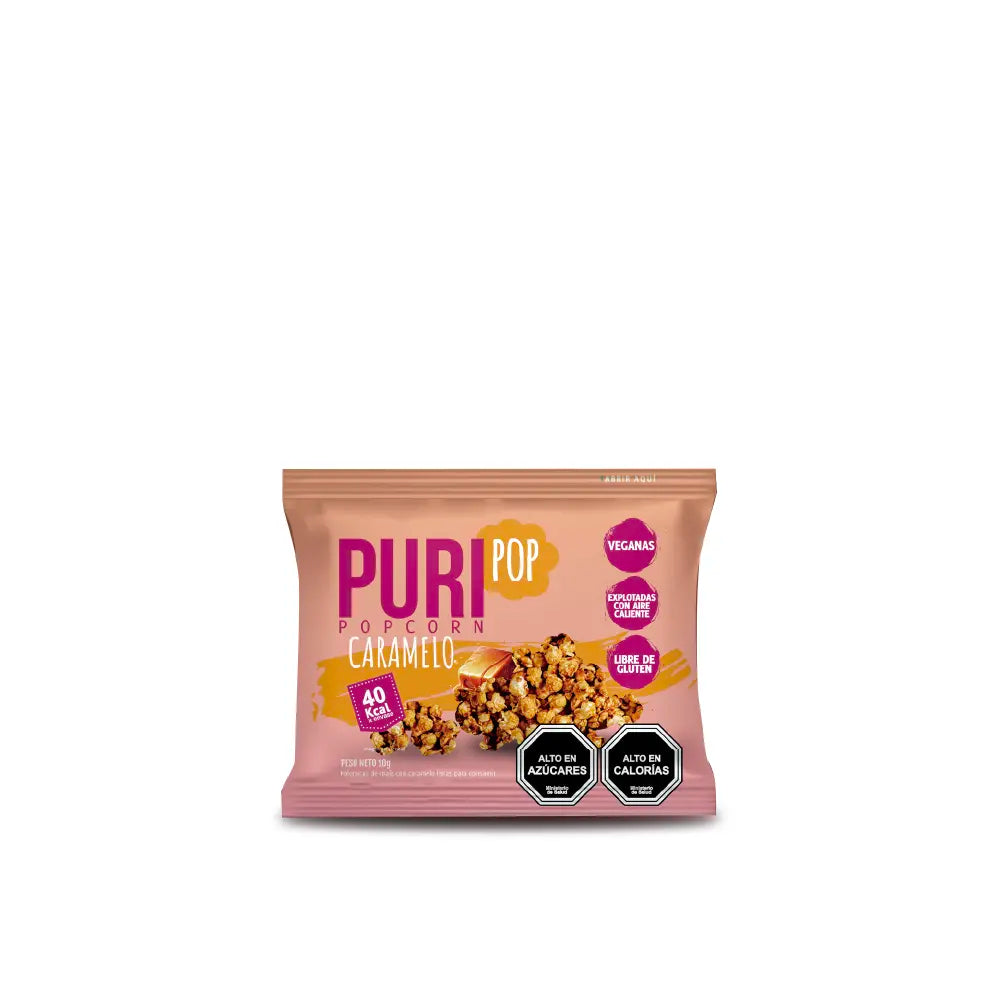 Mini PuriPop Popcorn Caramelo 10 GR PURI