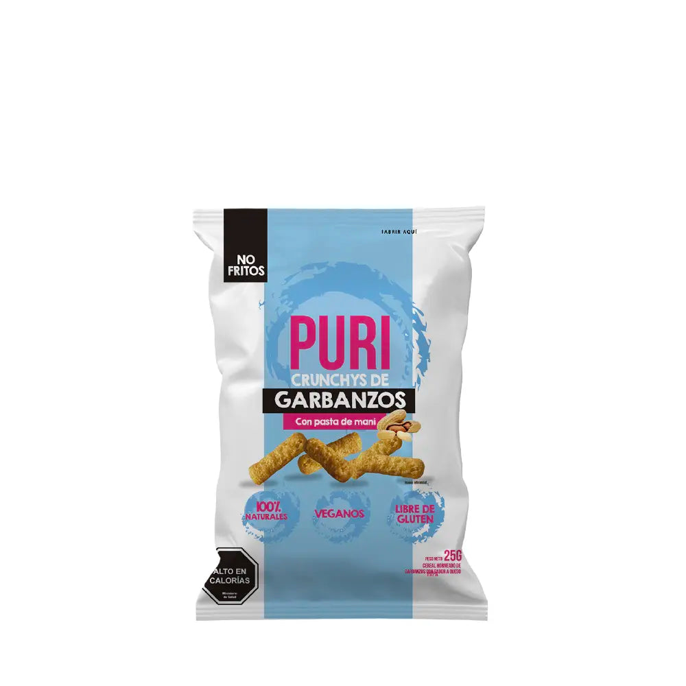 Puri Crunchys Garbanzos Mani 25 GR PURI