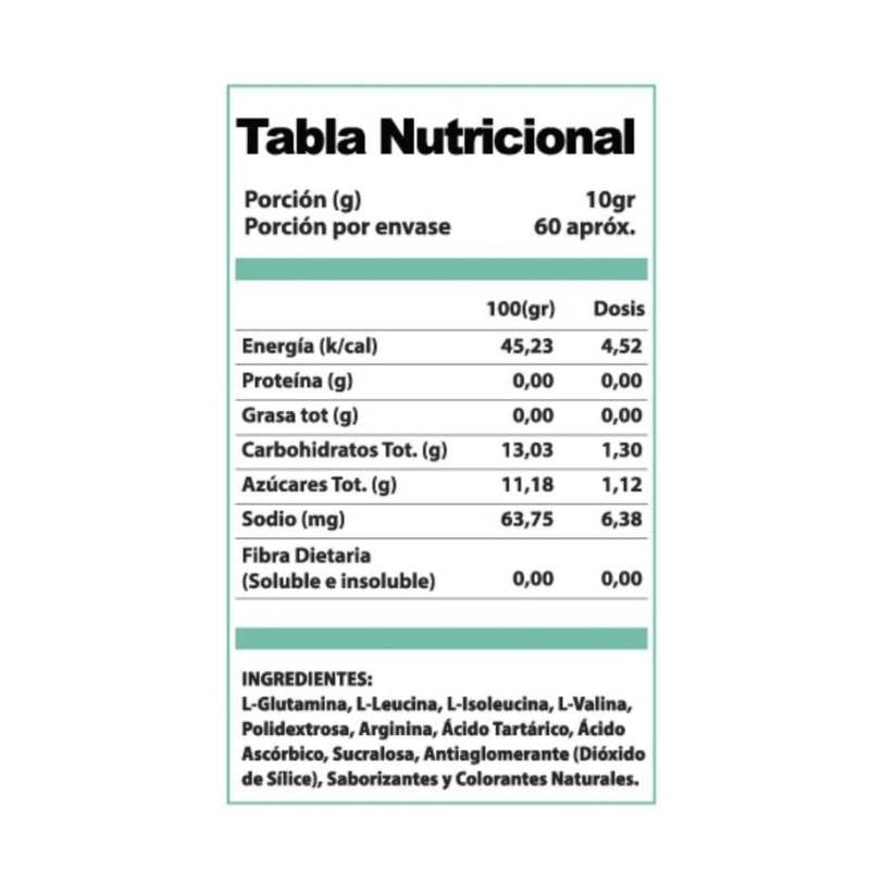 Amino Bcaa Winkler Nutrition Sabor Melon Tuna 600Gr - WINKLER NUTRITION - Aldea Nativa