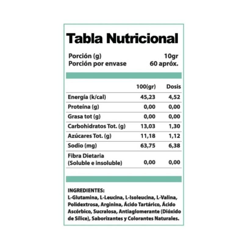 Amino Bcaa Winkler Nutrition Sabor Uva 600Grs - WINKLER NUTRITION - Aldea Nativa