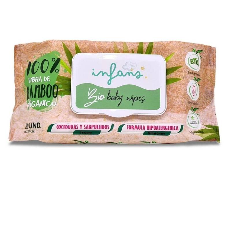 Bio Baby Wipes Infans 80 Un - INFANS - Aldea Nativa
