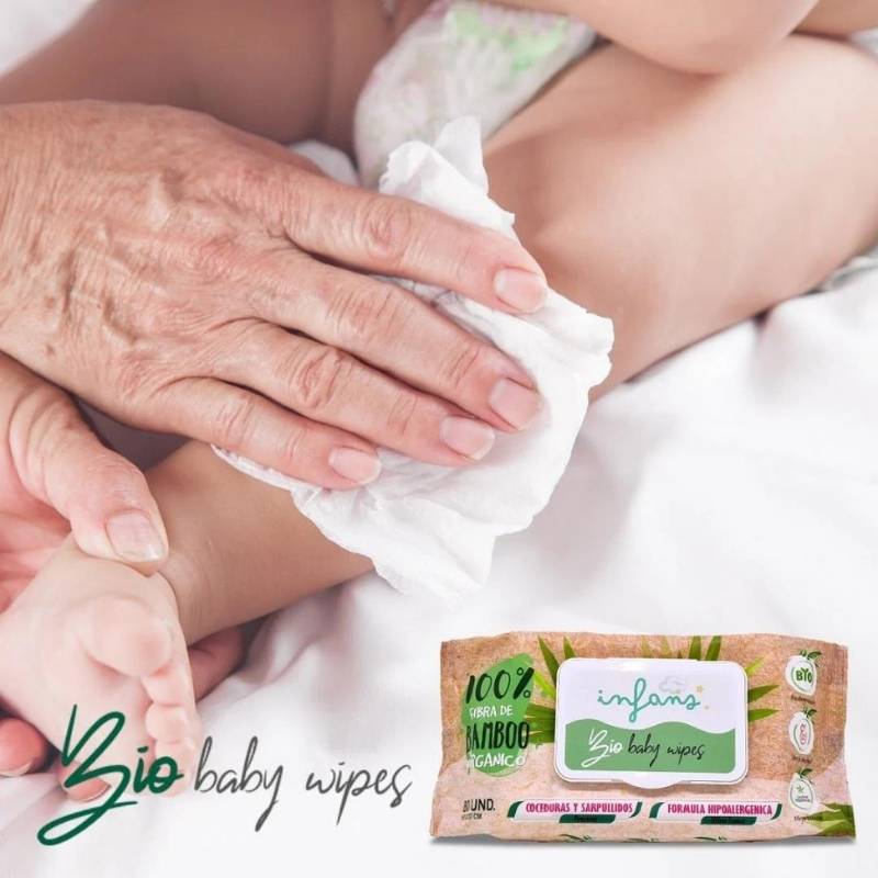 Bio Baby Wipes Infans 80 Un - INFANS - Aldea Nativa