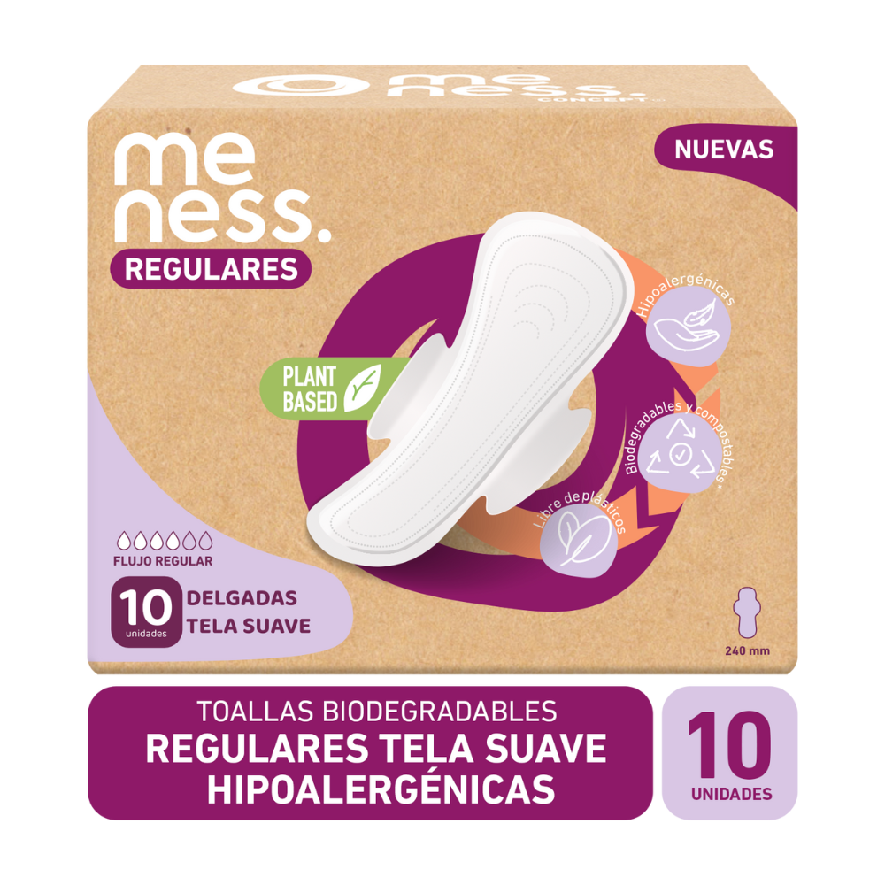 Toalla Bio Tela suave meness regular 10 un Mennes Concept