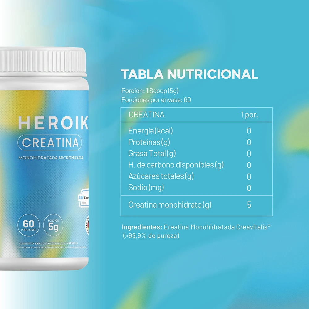 Creatina Creavitalis Mujer 300 GR HEROIKA