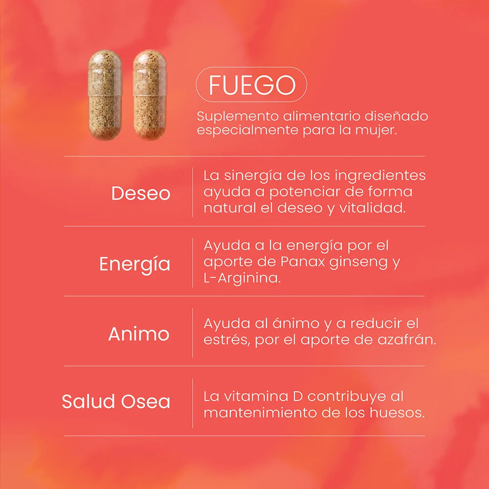 Suplemento Fuego Mujer 60 CAP HEROIKA