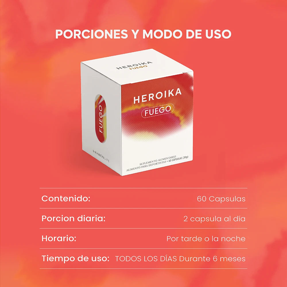 Suplemento Fuego Mujer 60 CAP HEROIKA