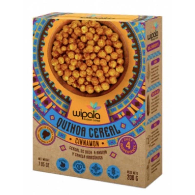 Cereal Canela y Quinoa Wipala 200 Gr - WIPALA - Aldea Nativa
