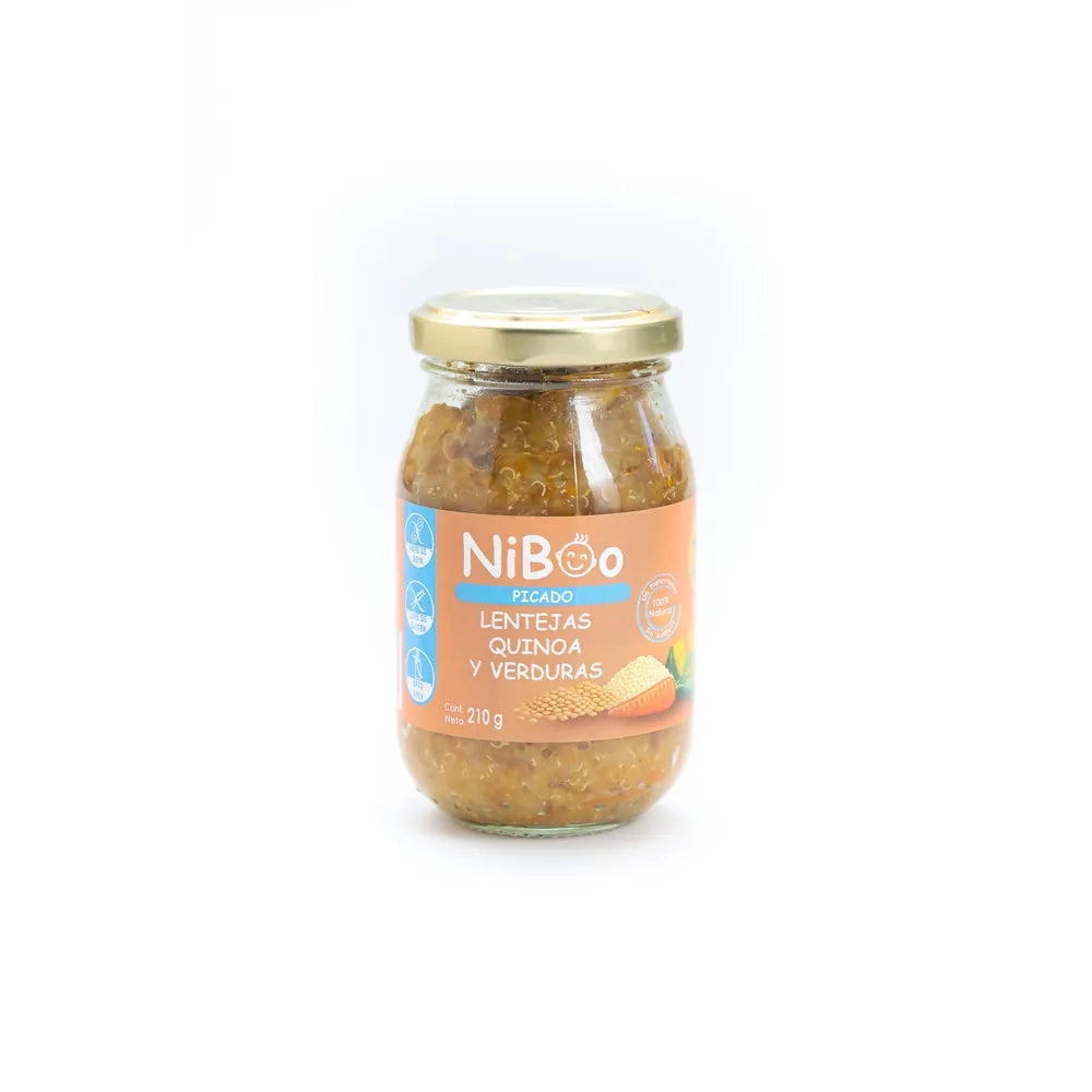 Picado pollo arroz y verduras 210 GR NIBOO