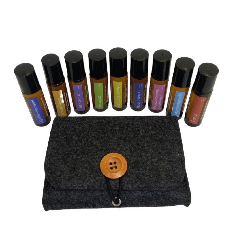 Estuche De Fieltro Gris Simply Pure Essentials - SIMPLY PURE ESSENTIALS - Aldea Nativa