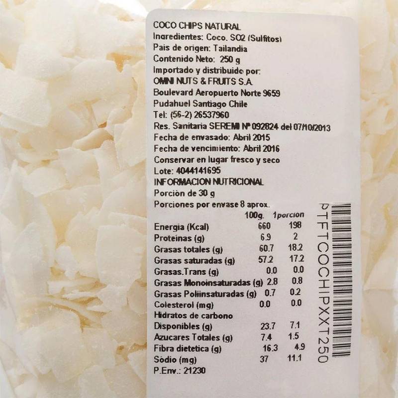 Coco Chips Natural Positiv 250 Gr - POSITIV - Aldea Nativa